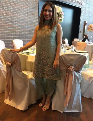 Beutifull wedding party light pistachio color Model # P 905