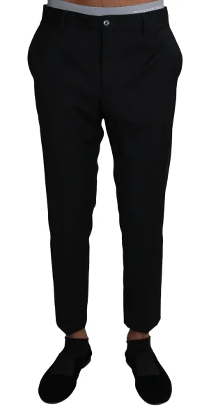 Black Wool Dress Formal Trousers Pants