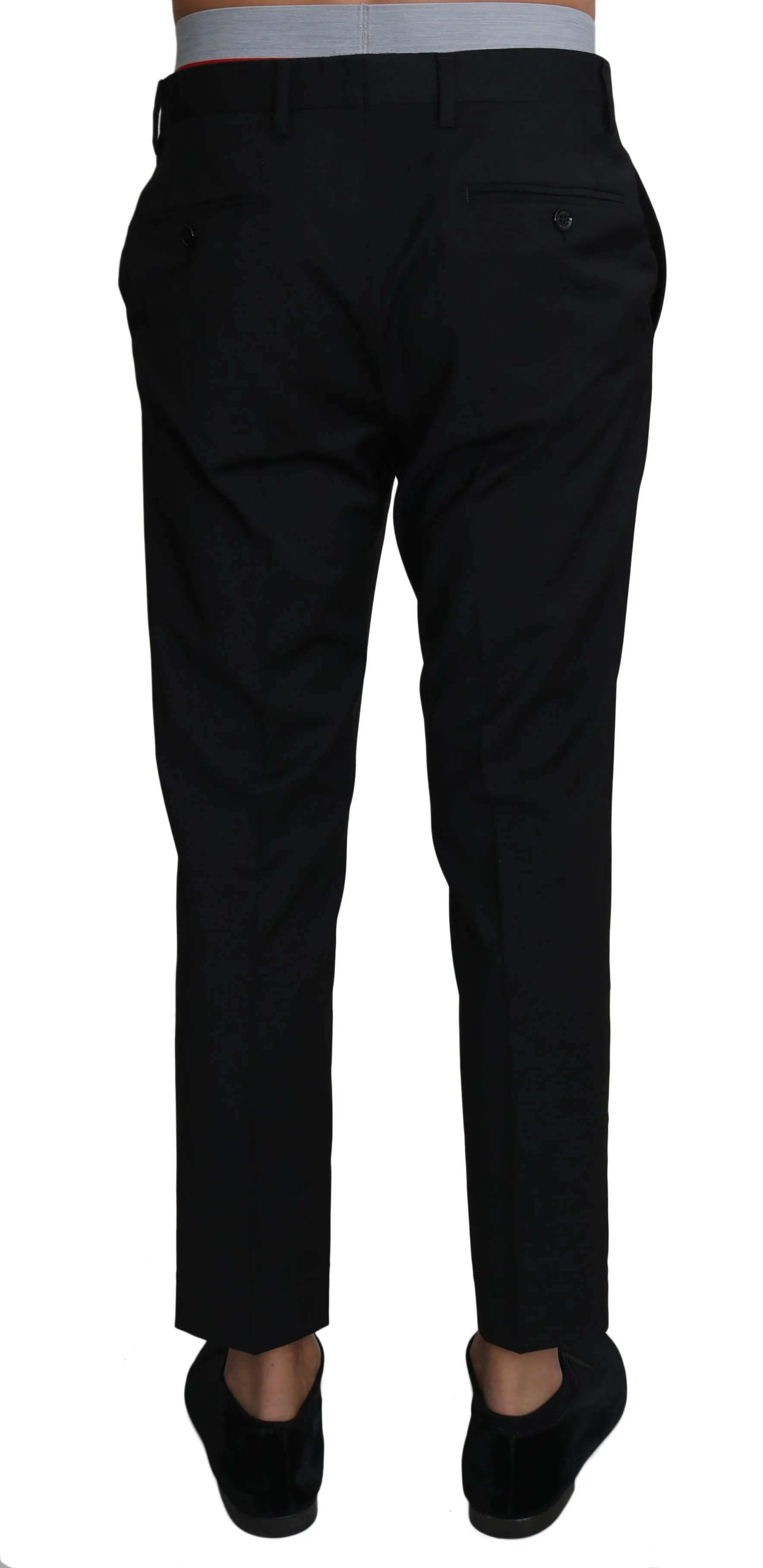Black Wool Dress Formal Trousers Pants