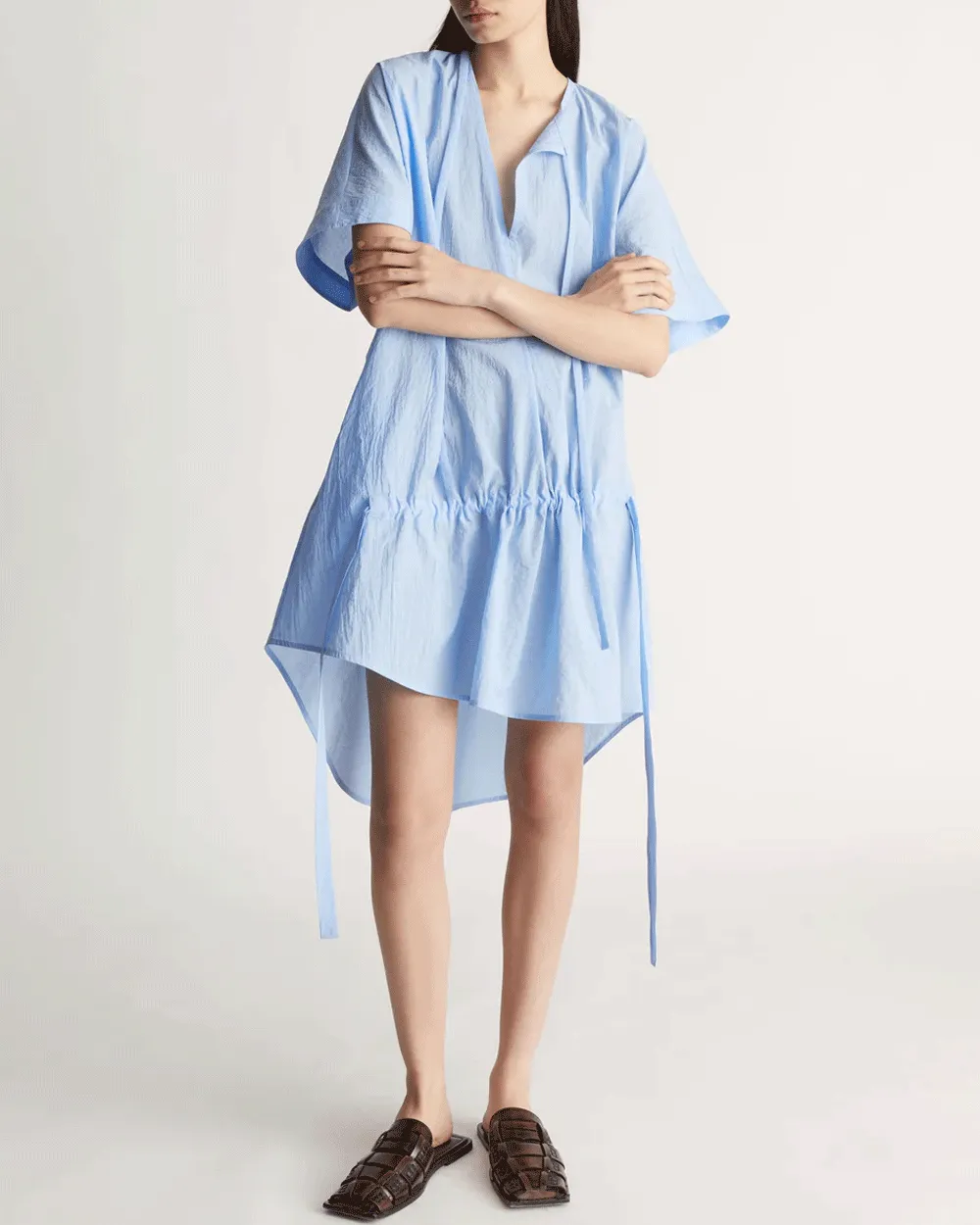 Blue Ana Mini Dress