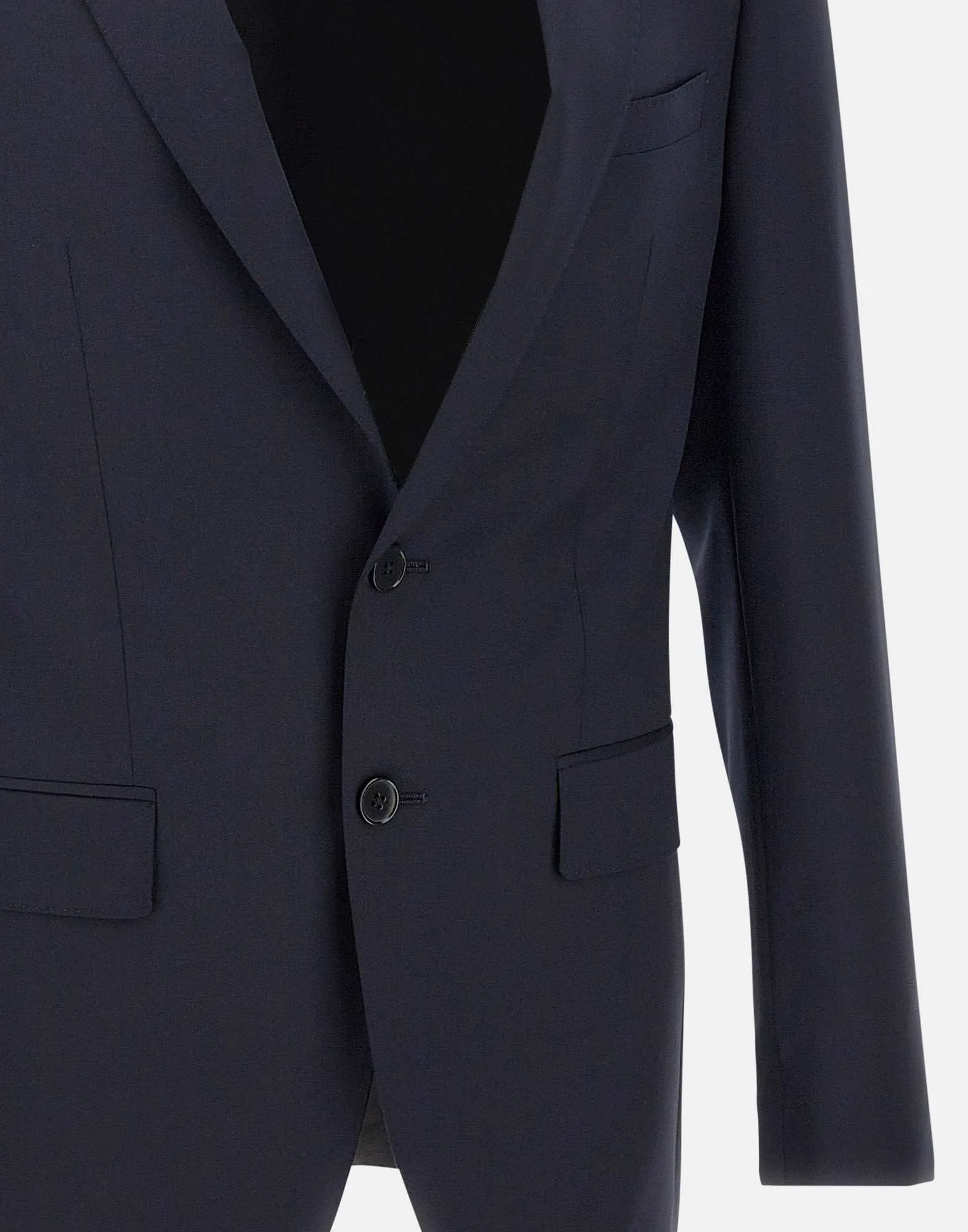 Boss Slim Fit Navy Wool Blazer