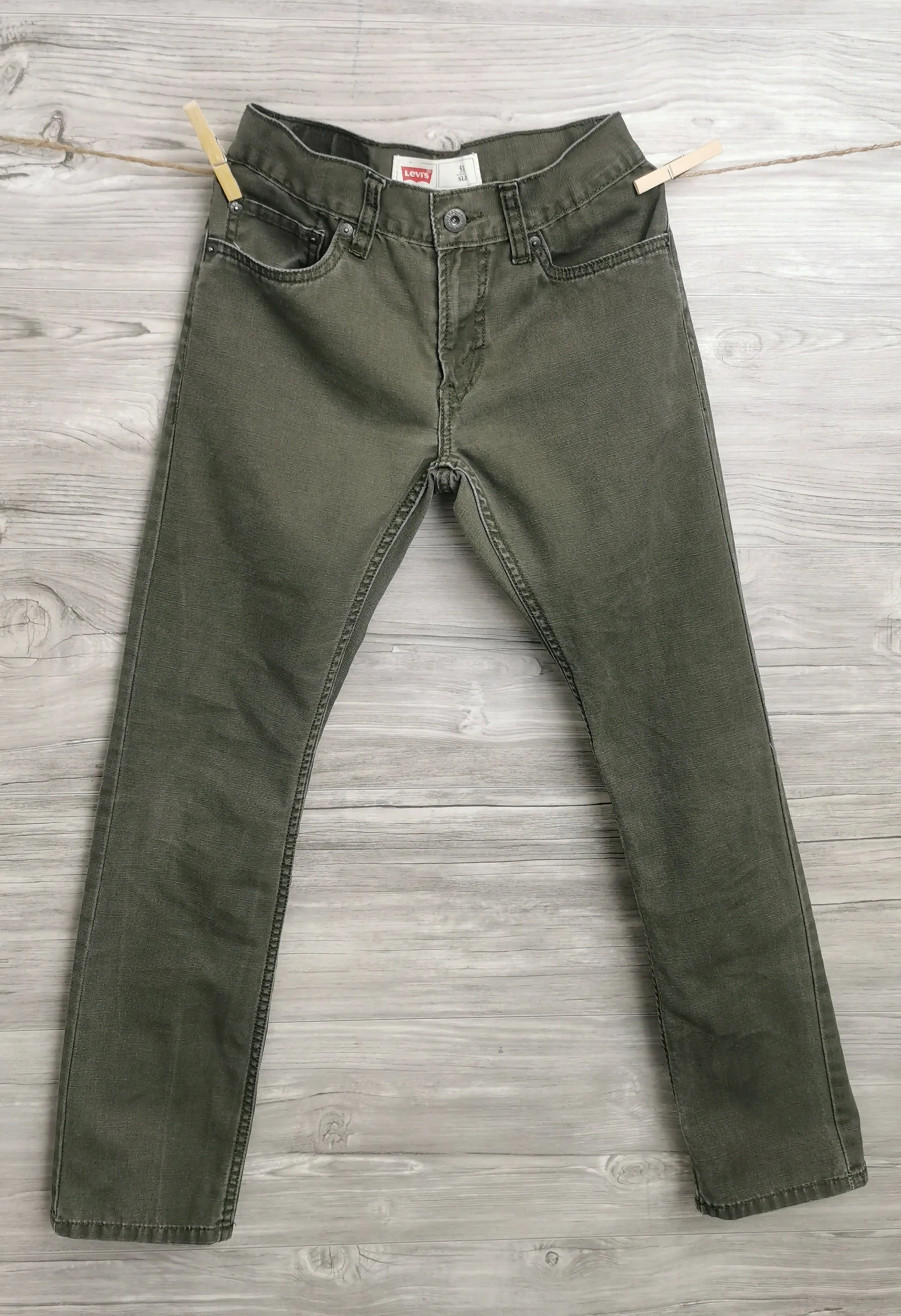 BOY SIZE 12 YEARS - LEVI'S 511, Slim Cotton Pants EUC B57