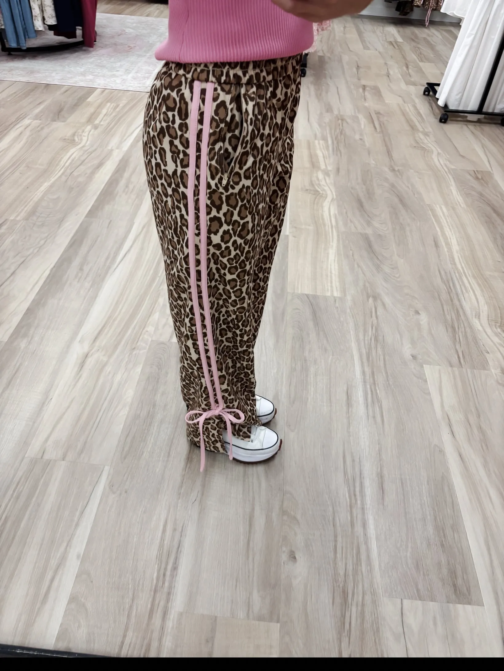 Bree Animal Bow Track Pants