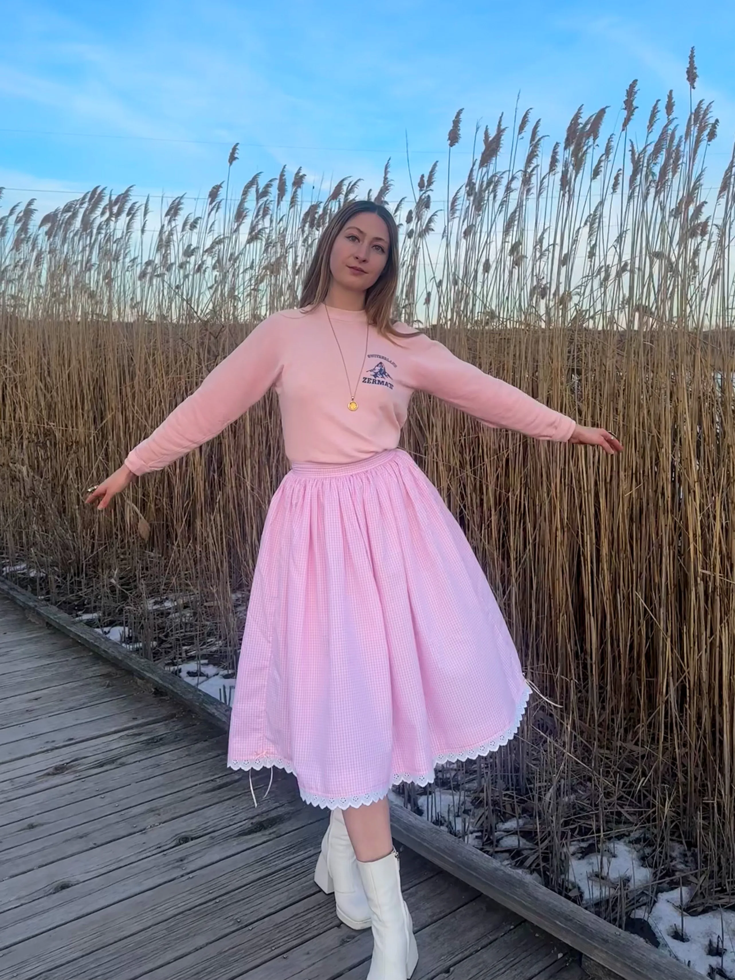 Briarwood Skirt in Blossom Pink