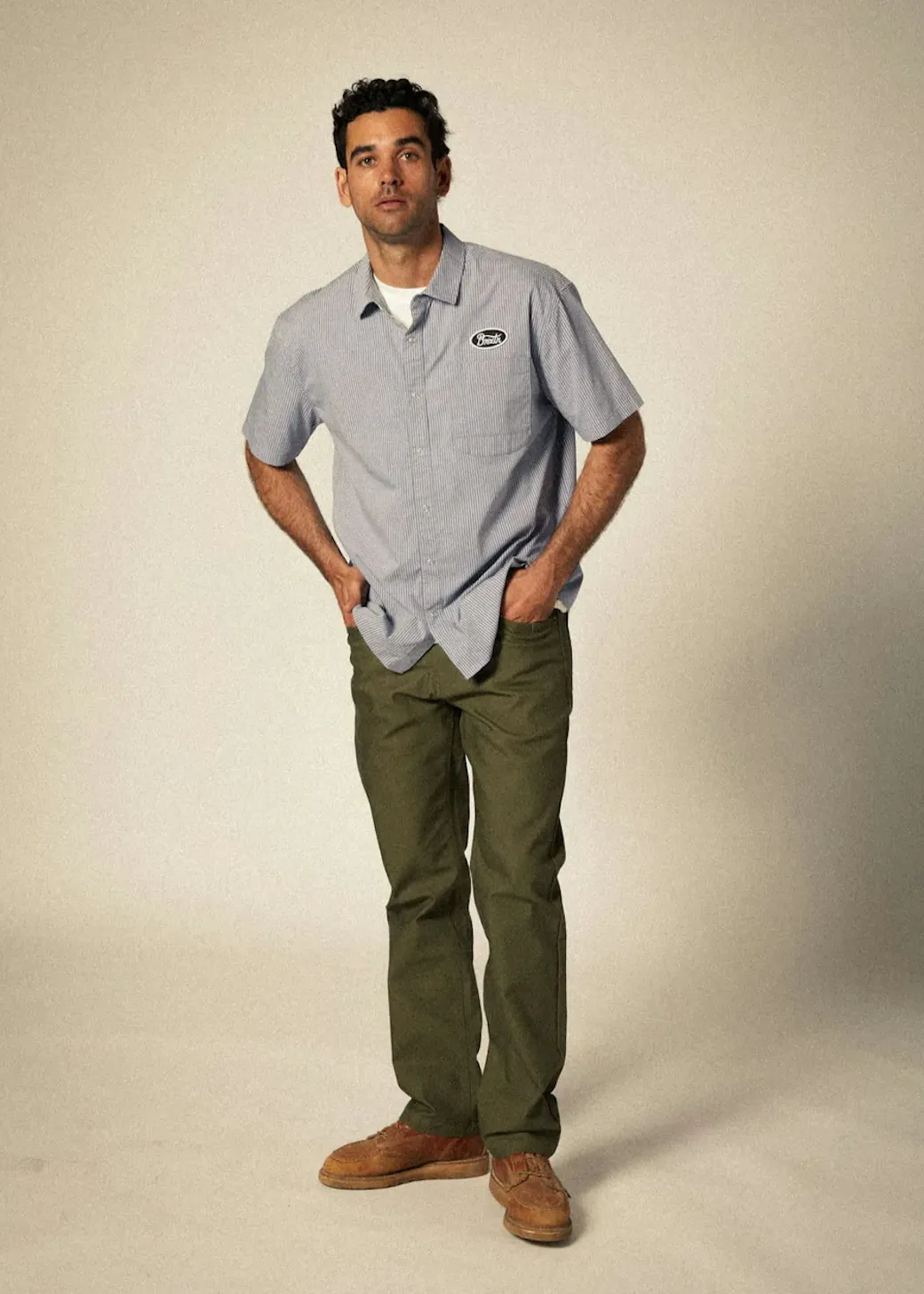 BRIXTON Builders 5 Pocket Stretch Pant - Ivy Green