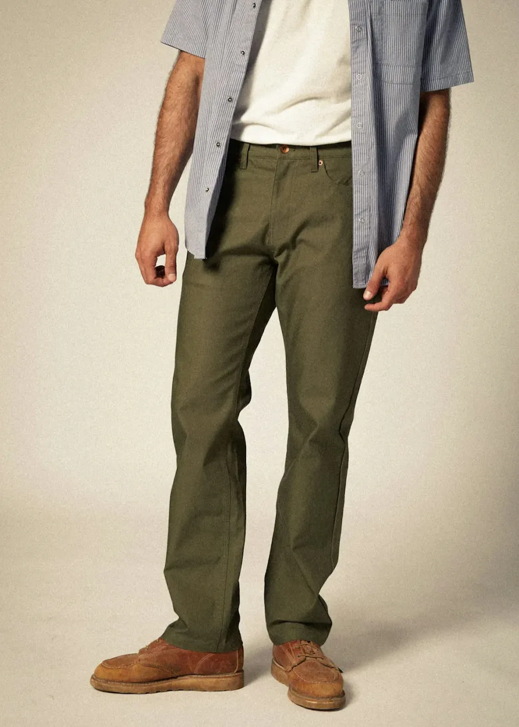 BRIXTON Builders 5 Pocket Stretch Pant - Ivy Green