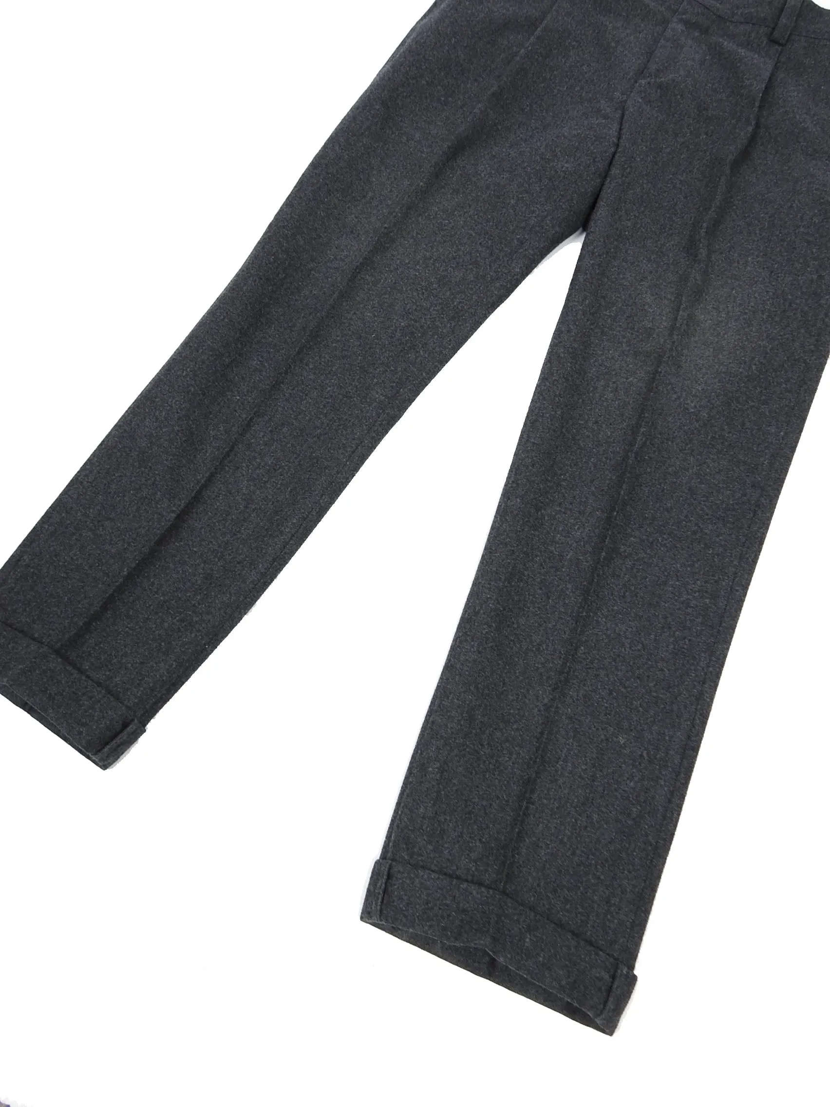 Brunello Cucinelli Grey Wool Pants Size 52