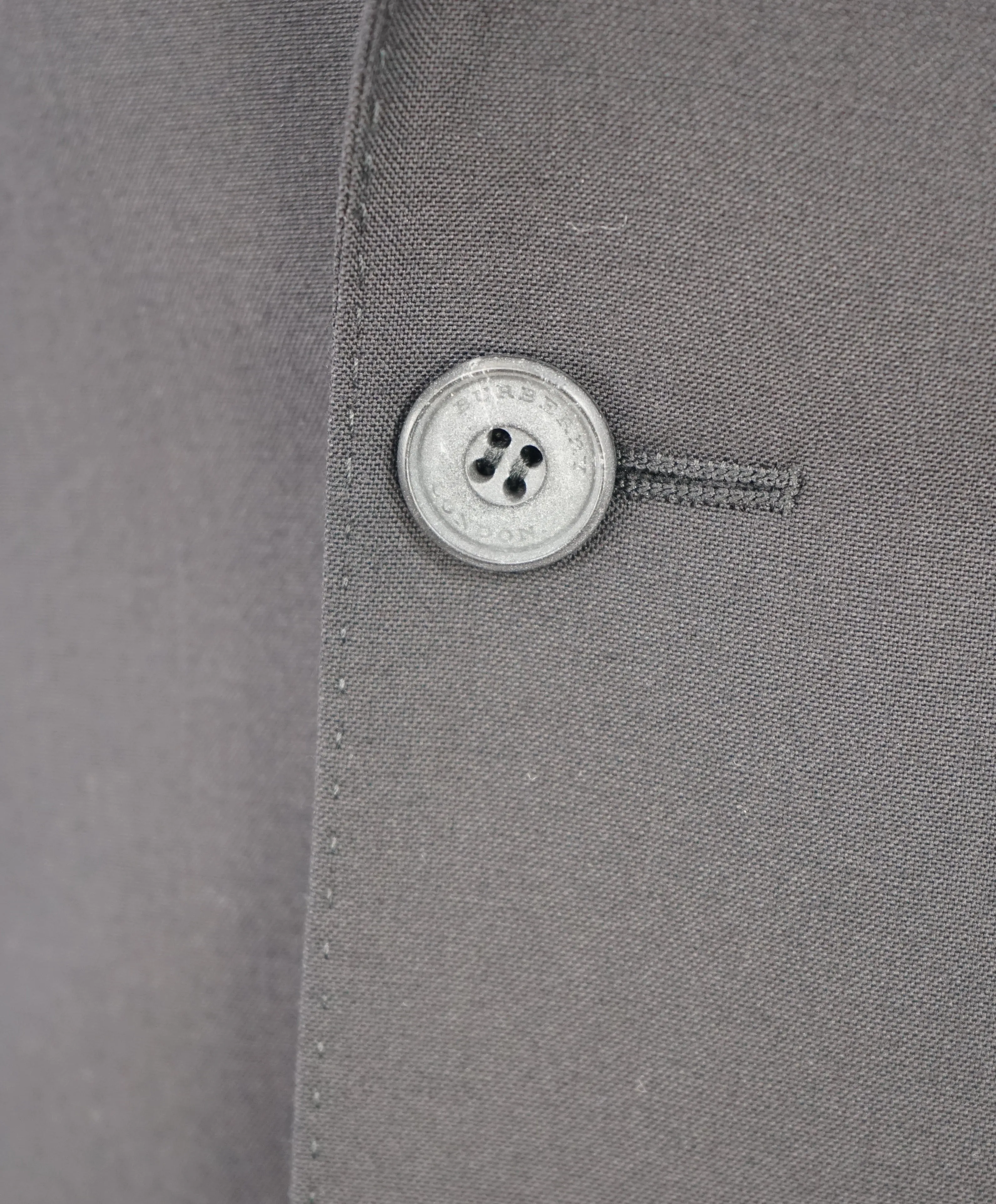 BURBERRY LONDON - Made In Italy Wool Black "STIRLING" LOGO Suit - 44R
