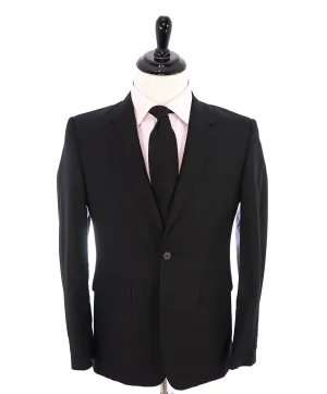BURBERRY LONDON - Made In Italy Wool Black "STIRLING" LOGO Suit - 44R
