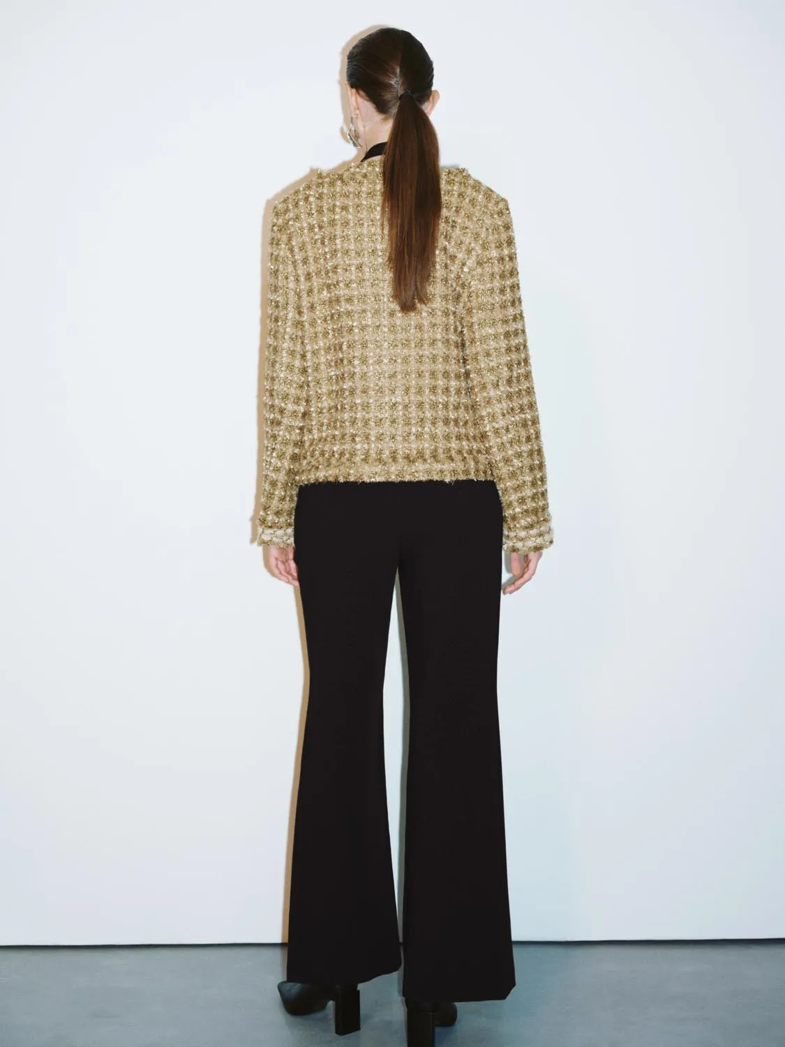 Button Up Tweed Jackets