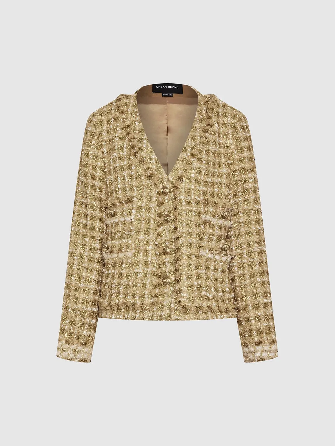 Button Up Tweed Jackets