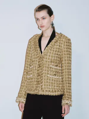 Button Up Tweed Jackets