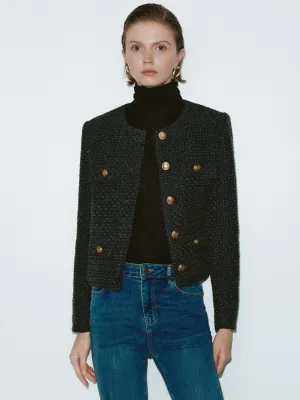Button Up Tweed Jackets