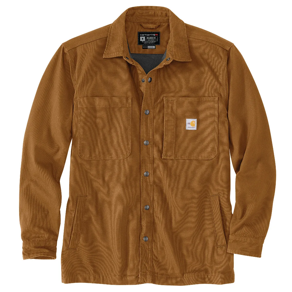 Carhartt 105978 Men's Flame Resistant Rugged Flex Canvas Shirt Jac