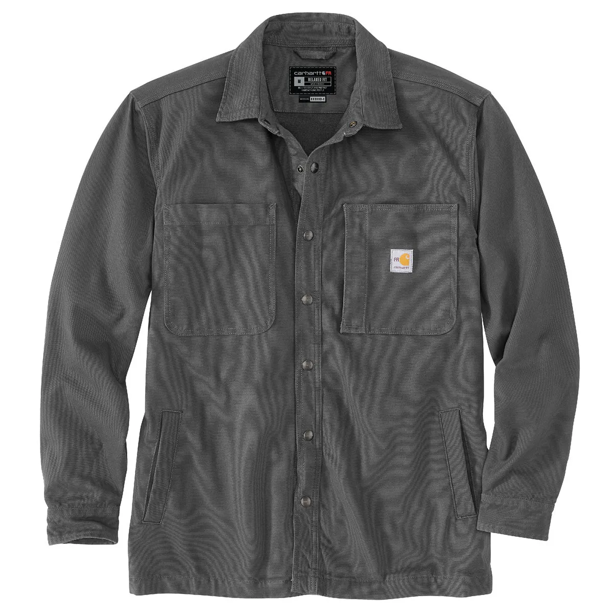 Carhartt 105978 Men's Flame Resistant Rugged Flex Canvas Shirt Jac