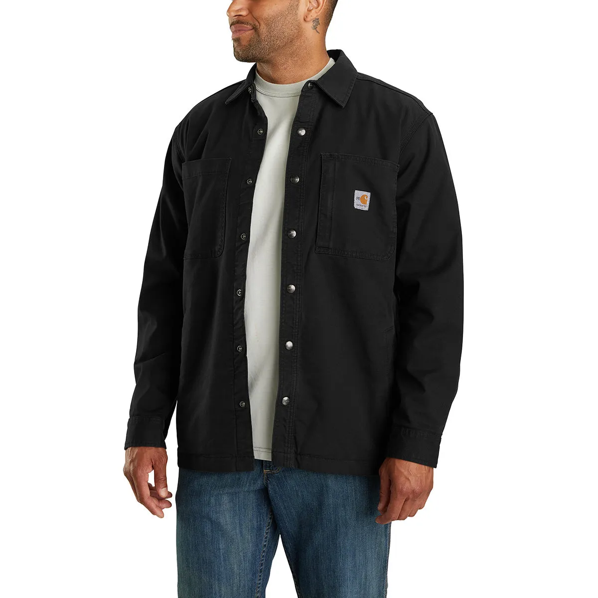 Carhartt 105978 Men's Flame Resistant Rugged Flex Canvas Shirt Jac