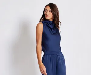 Claude Cowl Neck Top
