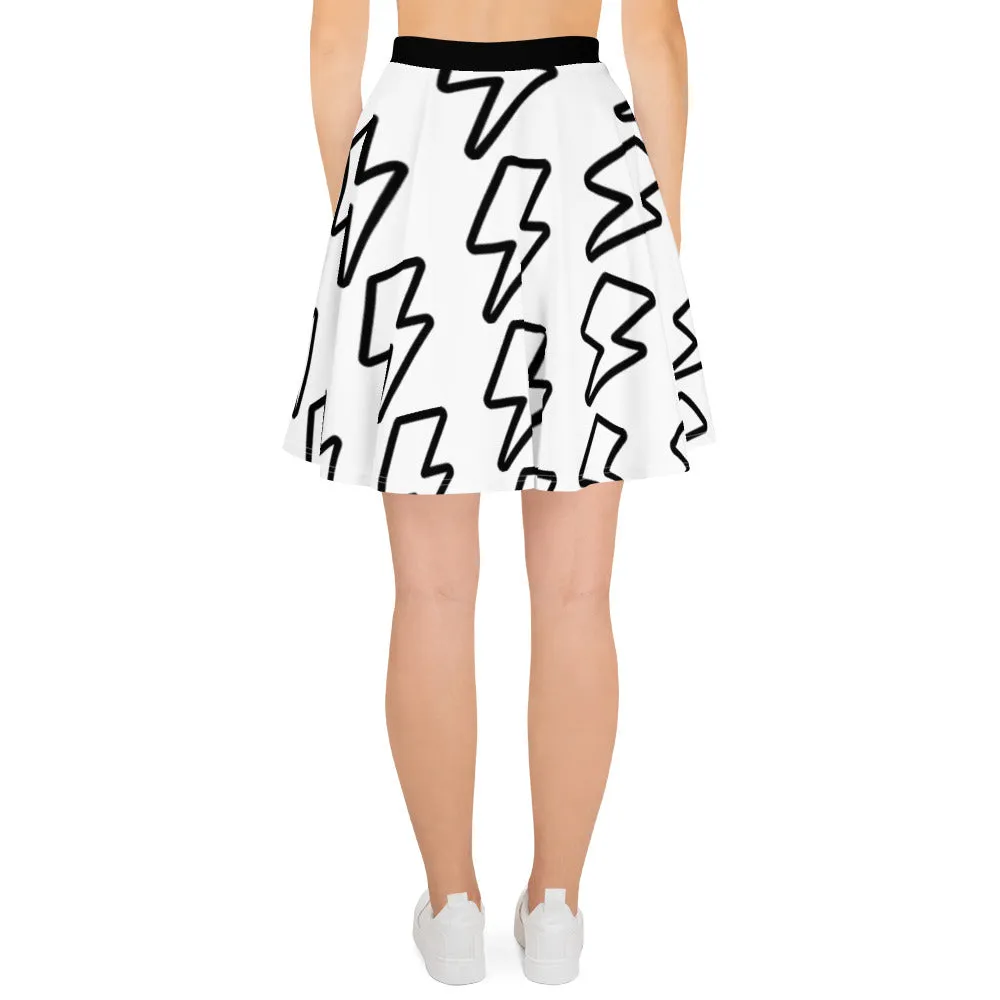Clear Thunder Skater Skirt