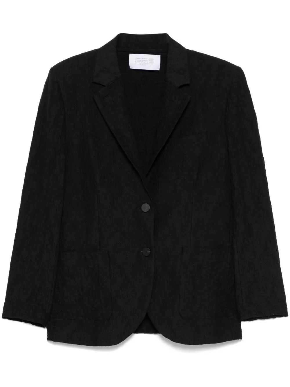 Cotton blend blazer jacket
