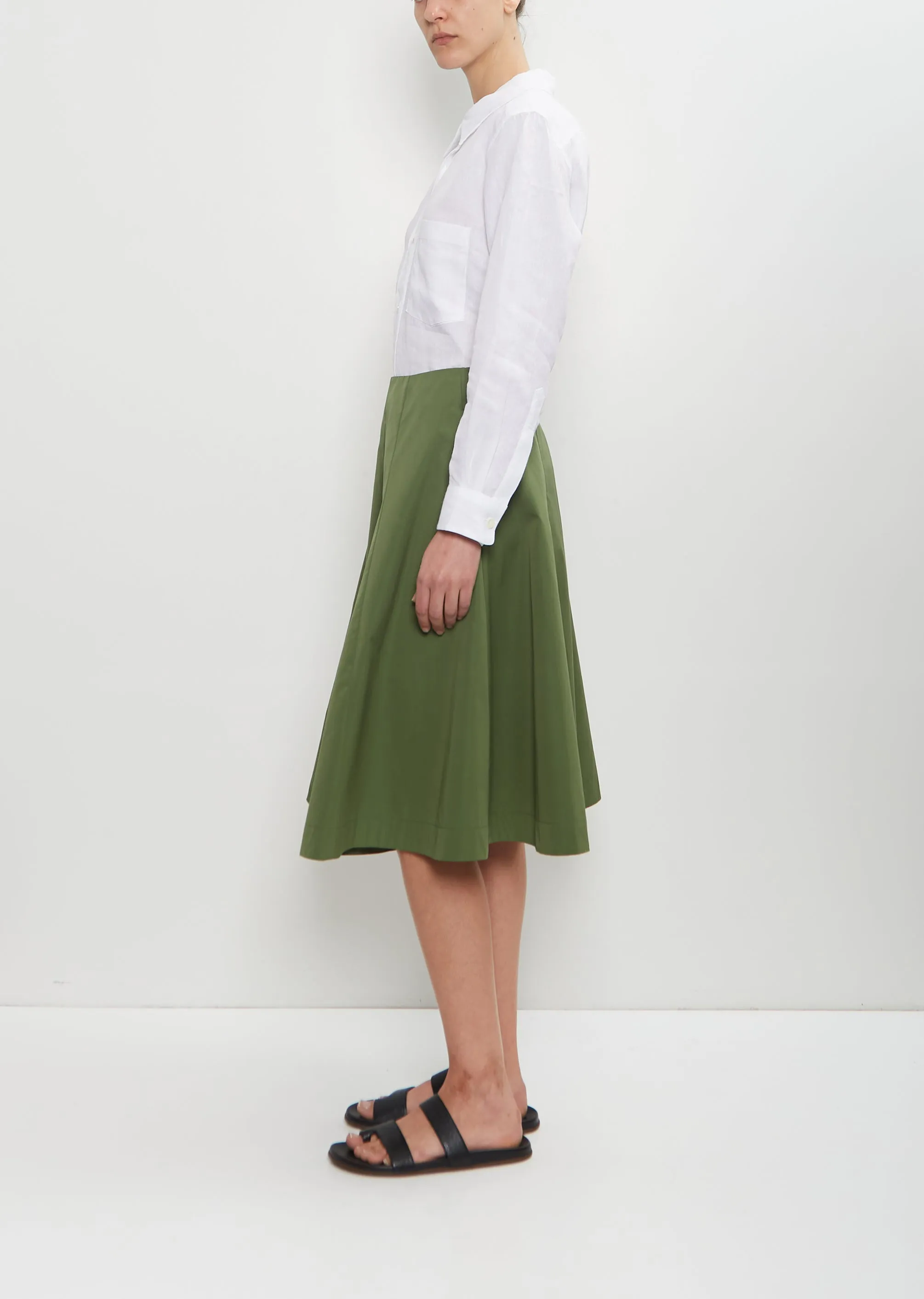 Cotton Flared Skirt