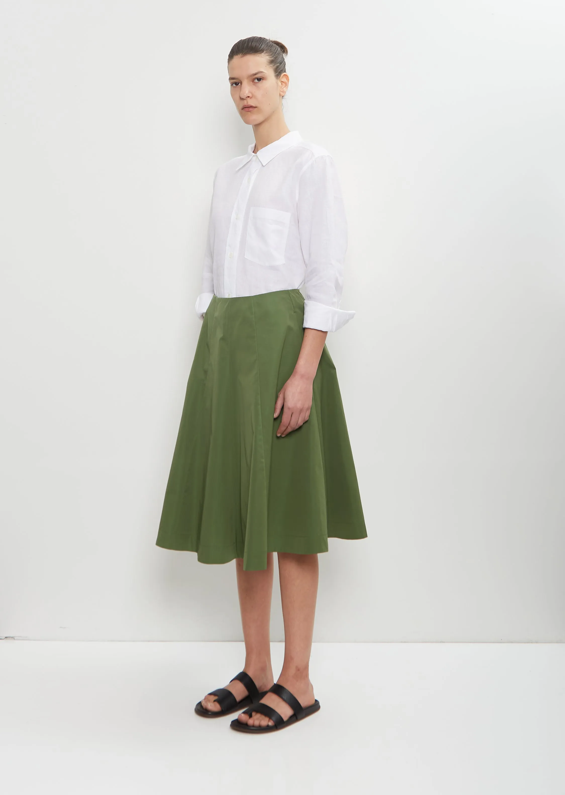 Cotton Flared Skirt