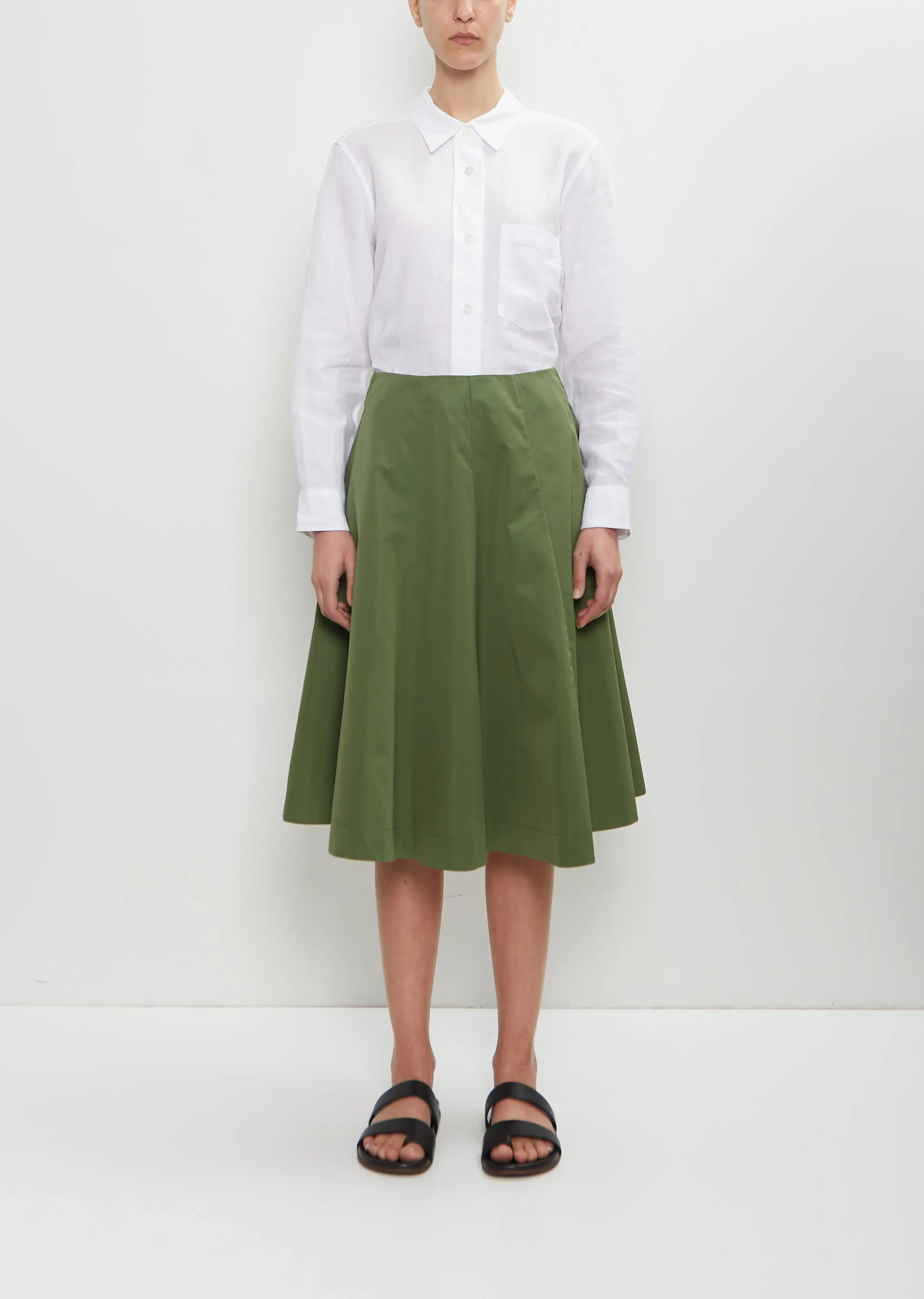 Cotton Flared Skirt