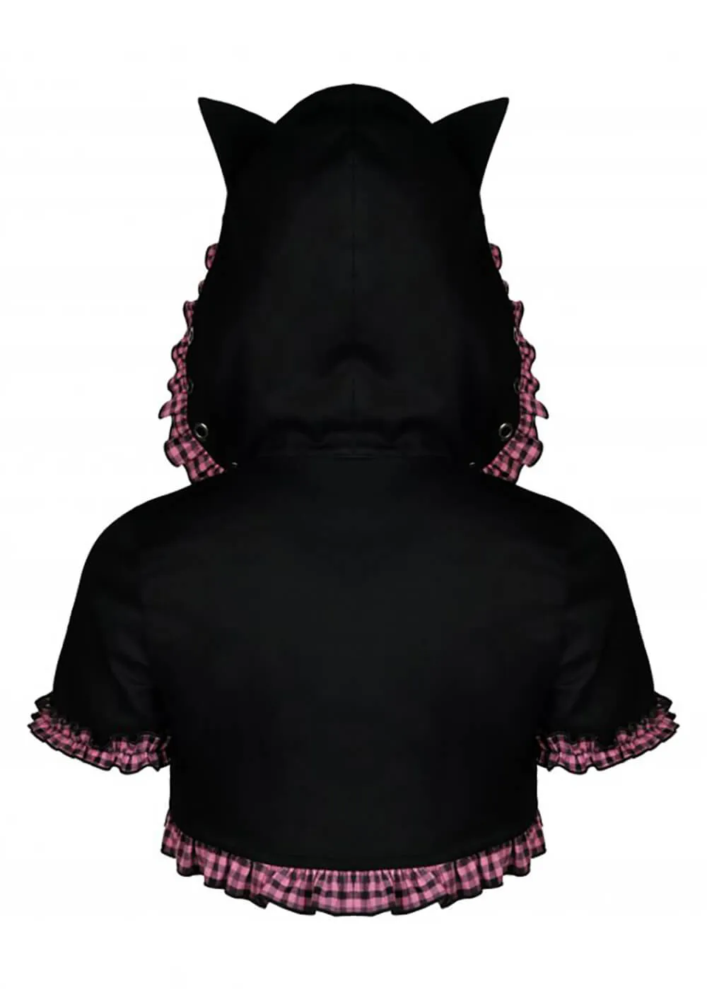 Dark In Love Kitty Cat Ear Hoodie Black