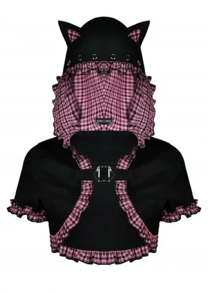 Dark In Love Kitty Cat Ear Hoodie Black