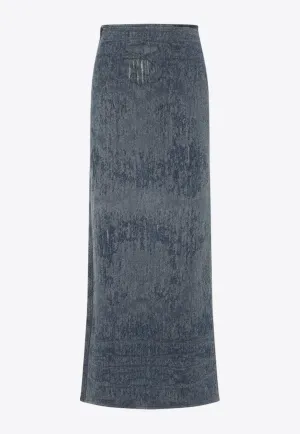 De-Megan Slim Maxi Skirt