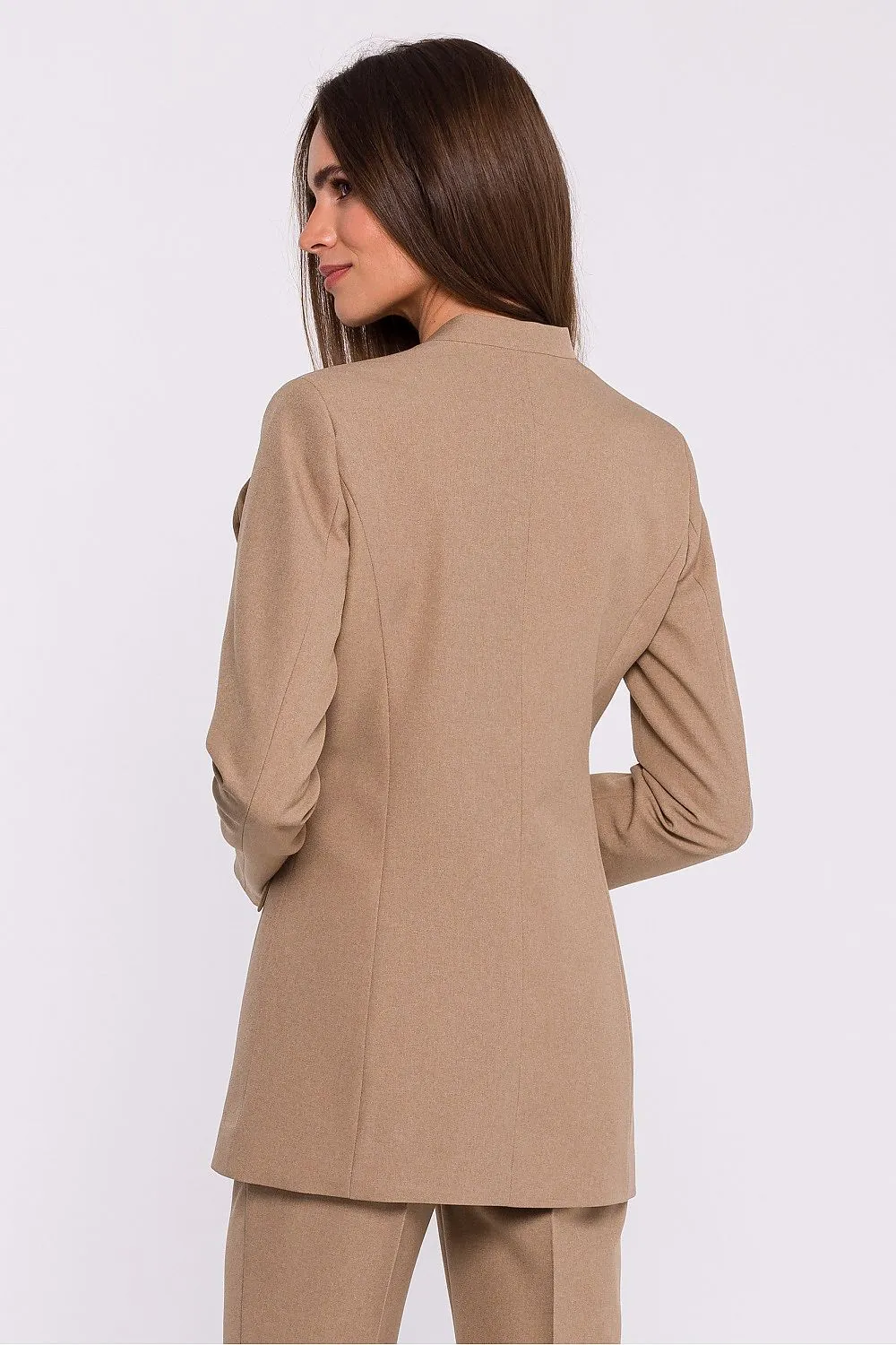 Decorative Flower Slim-Fit Jacket