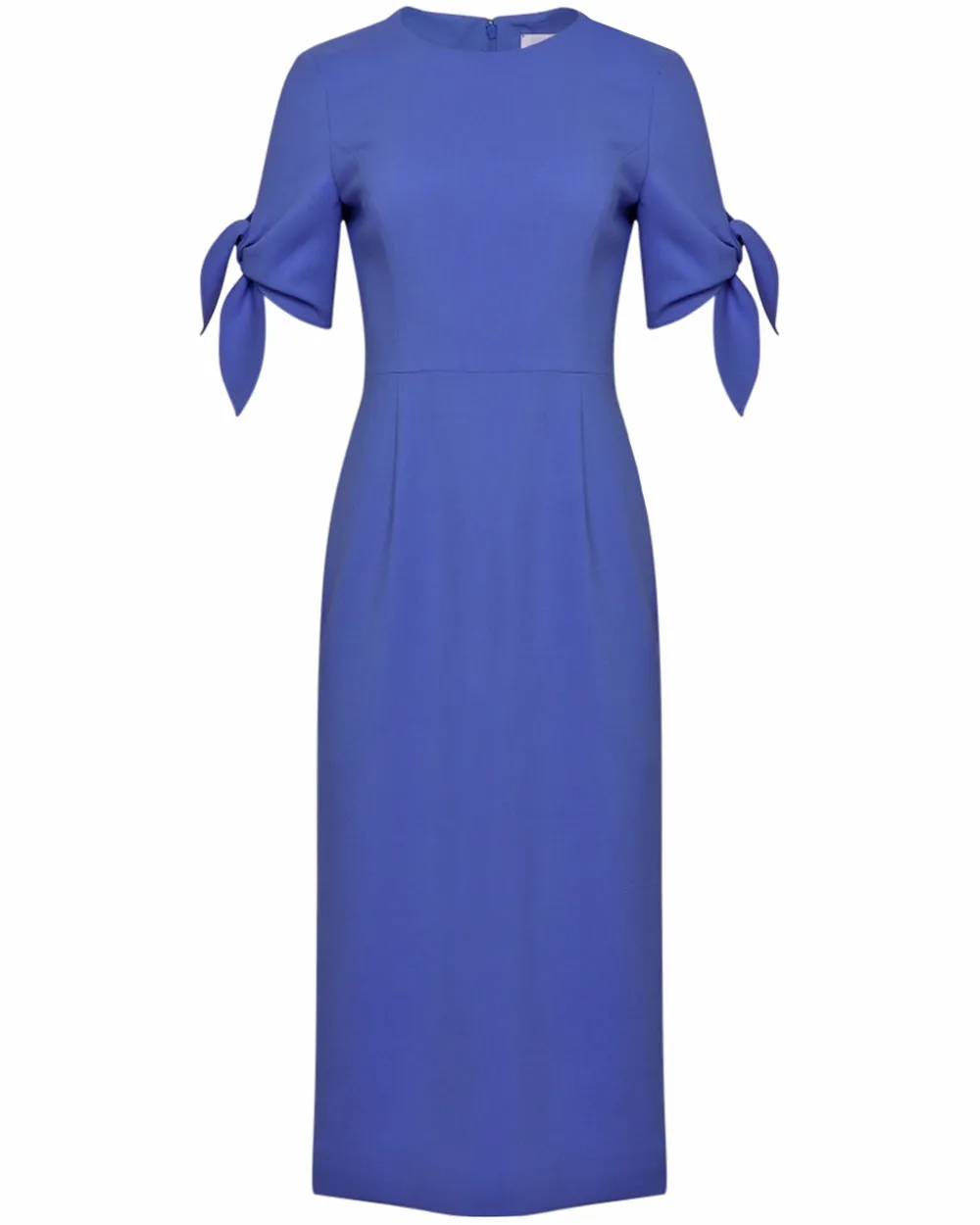 Delphinium Tie Sleeve Midi Dress