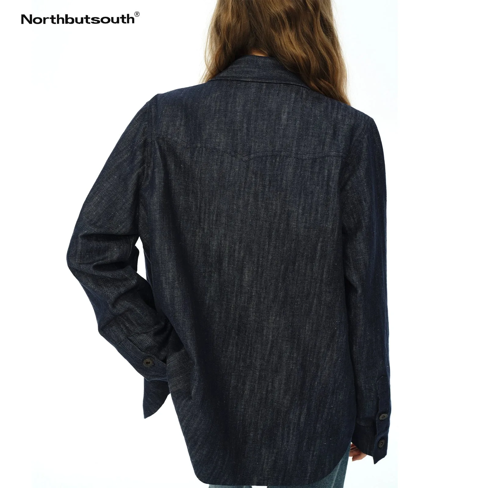 Denim Button-Up Jacket