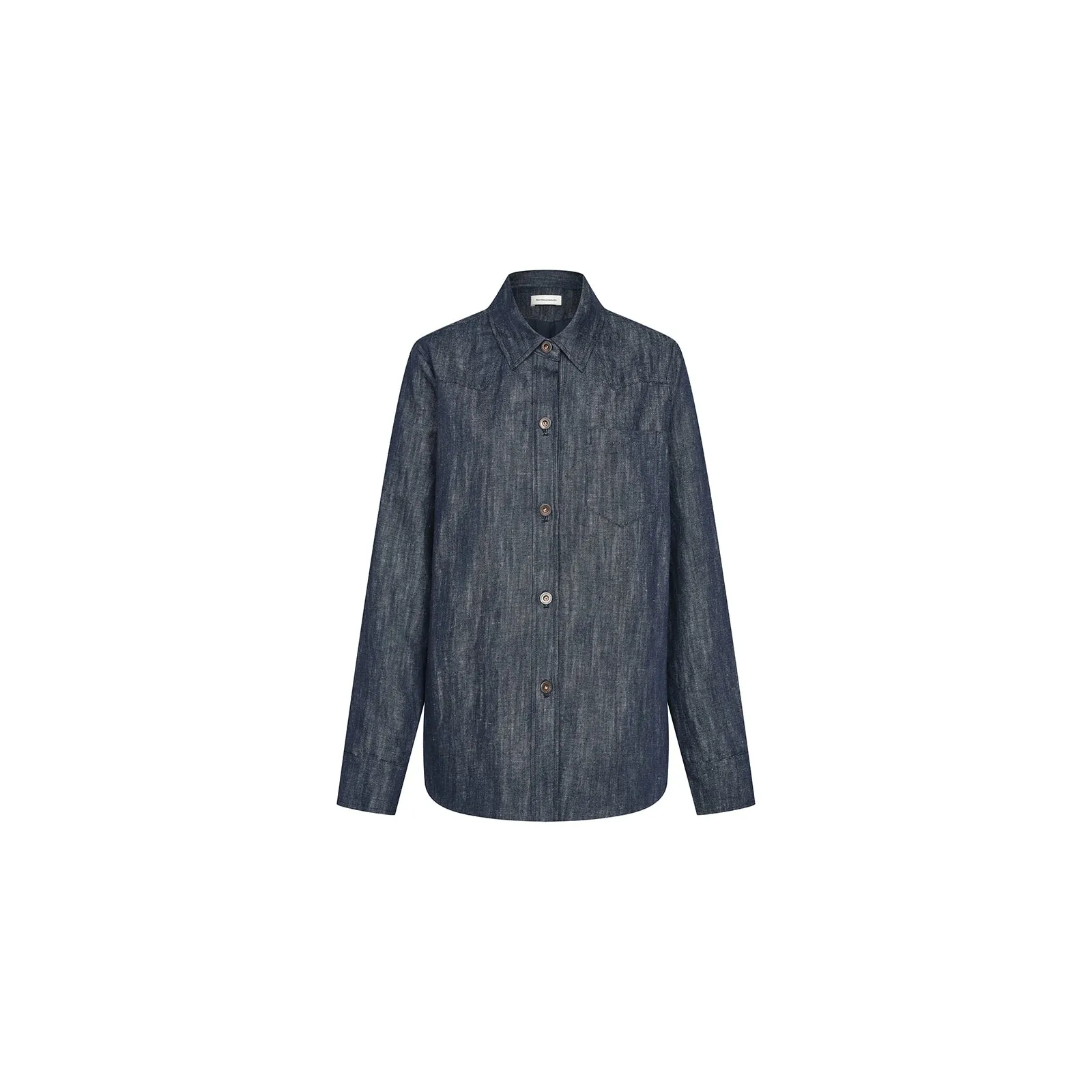 Denim Button-Up Jacket