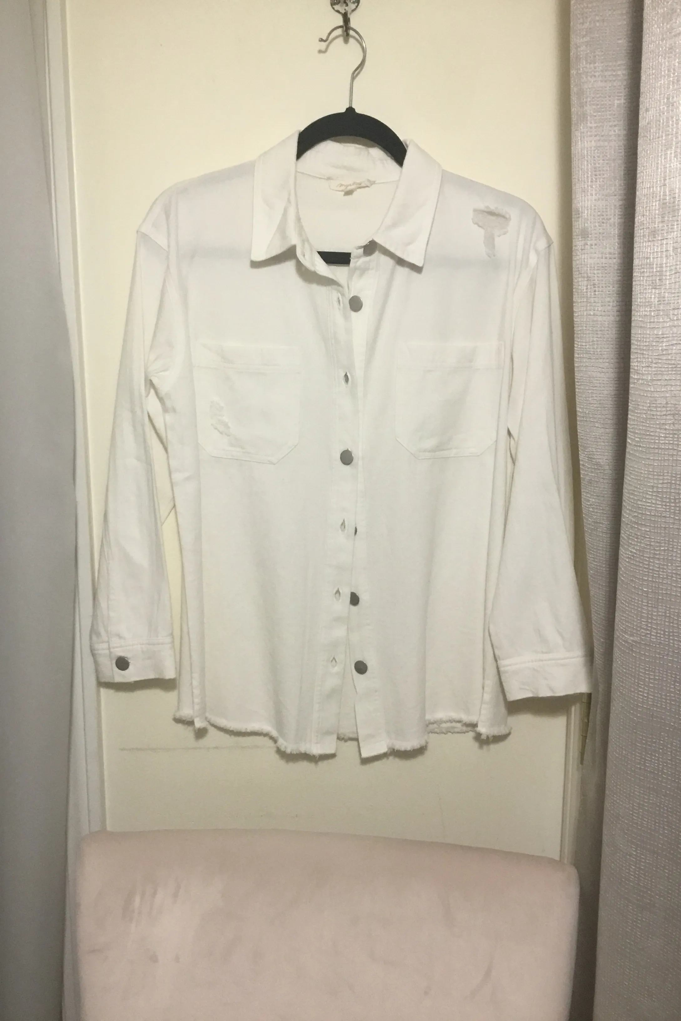 Distressed Shirt Jackets