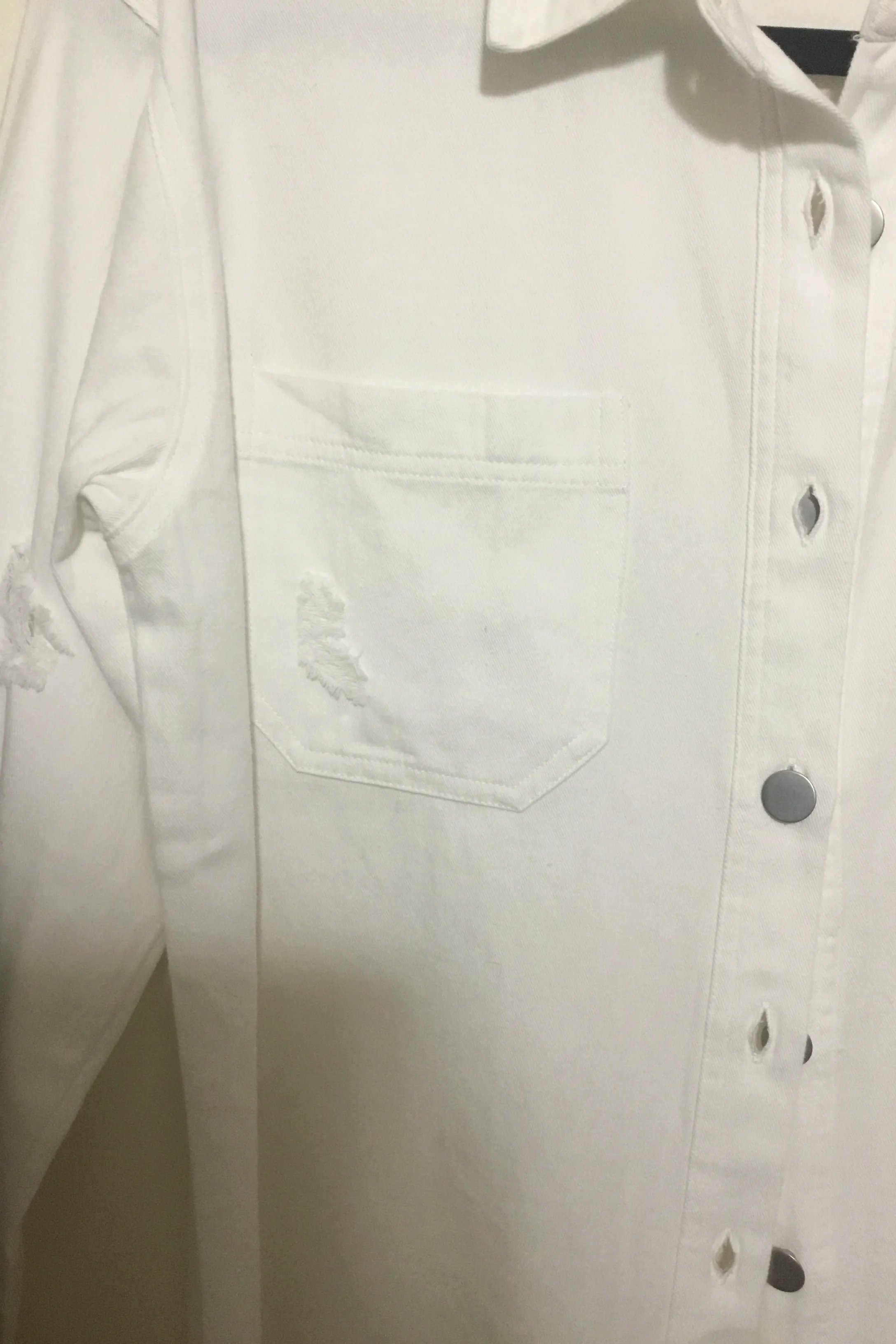 Distressed Shirt Jackets