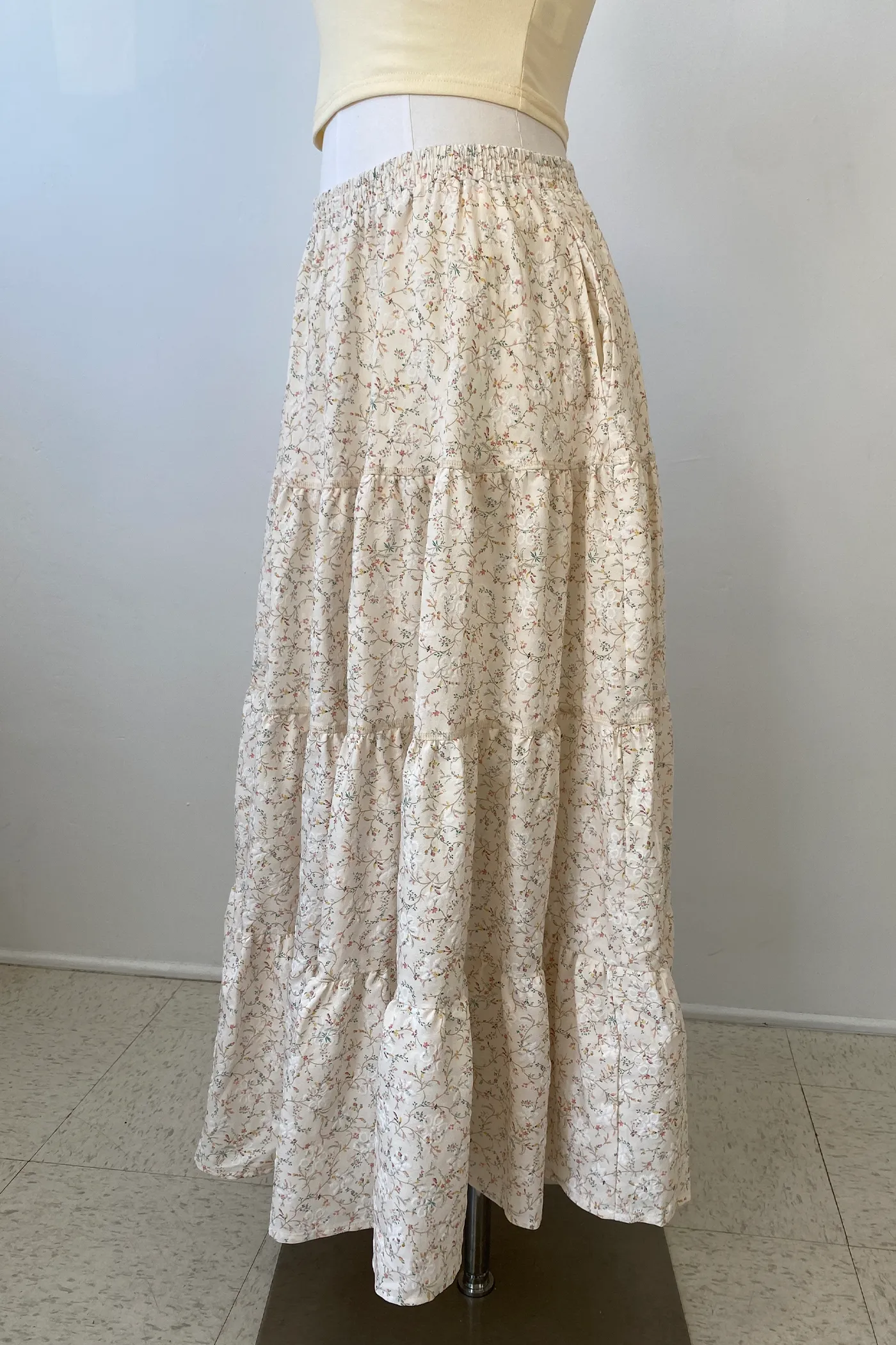 Ditsy Floal Maxi Skirt