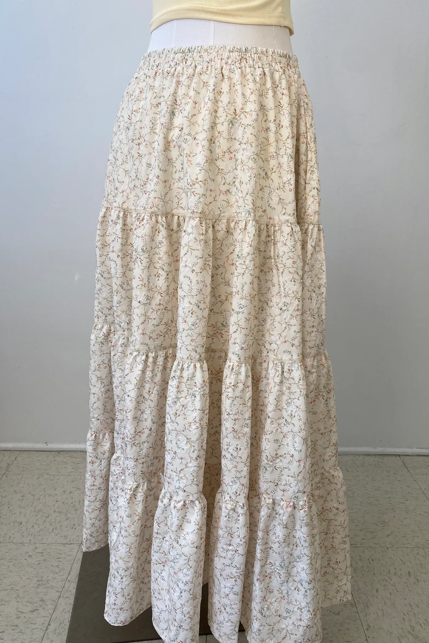 Ditsy Floal Maxi Skirt