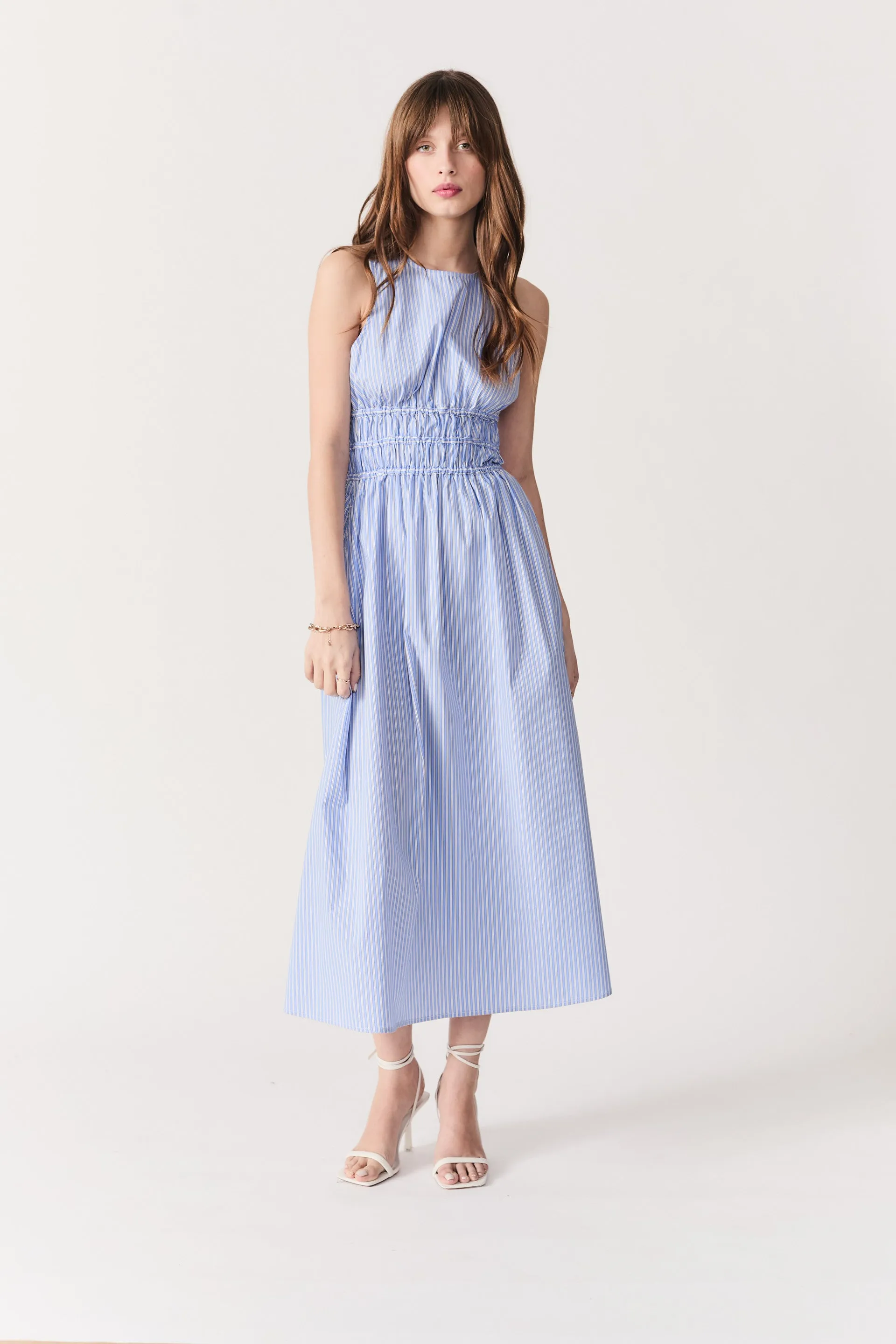 Dèluc - Capelas Striped Midi Dress