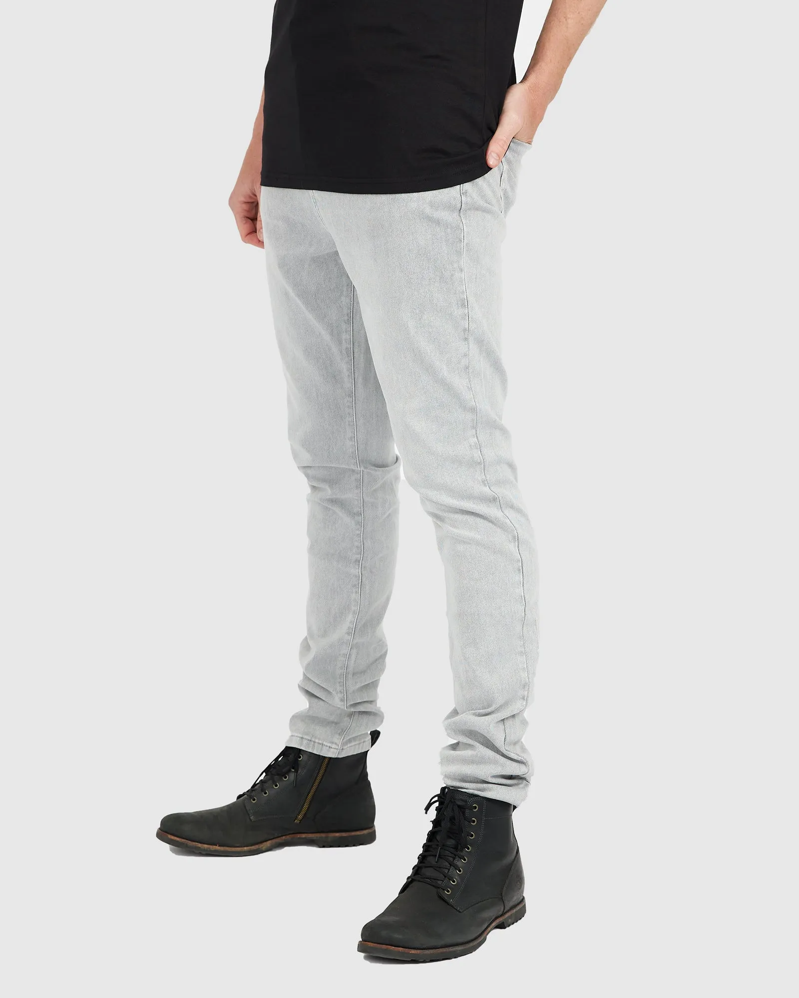 Drifter Jeans - White Grey