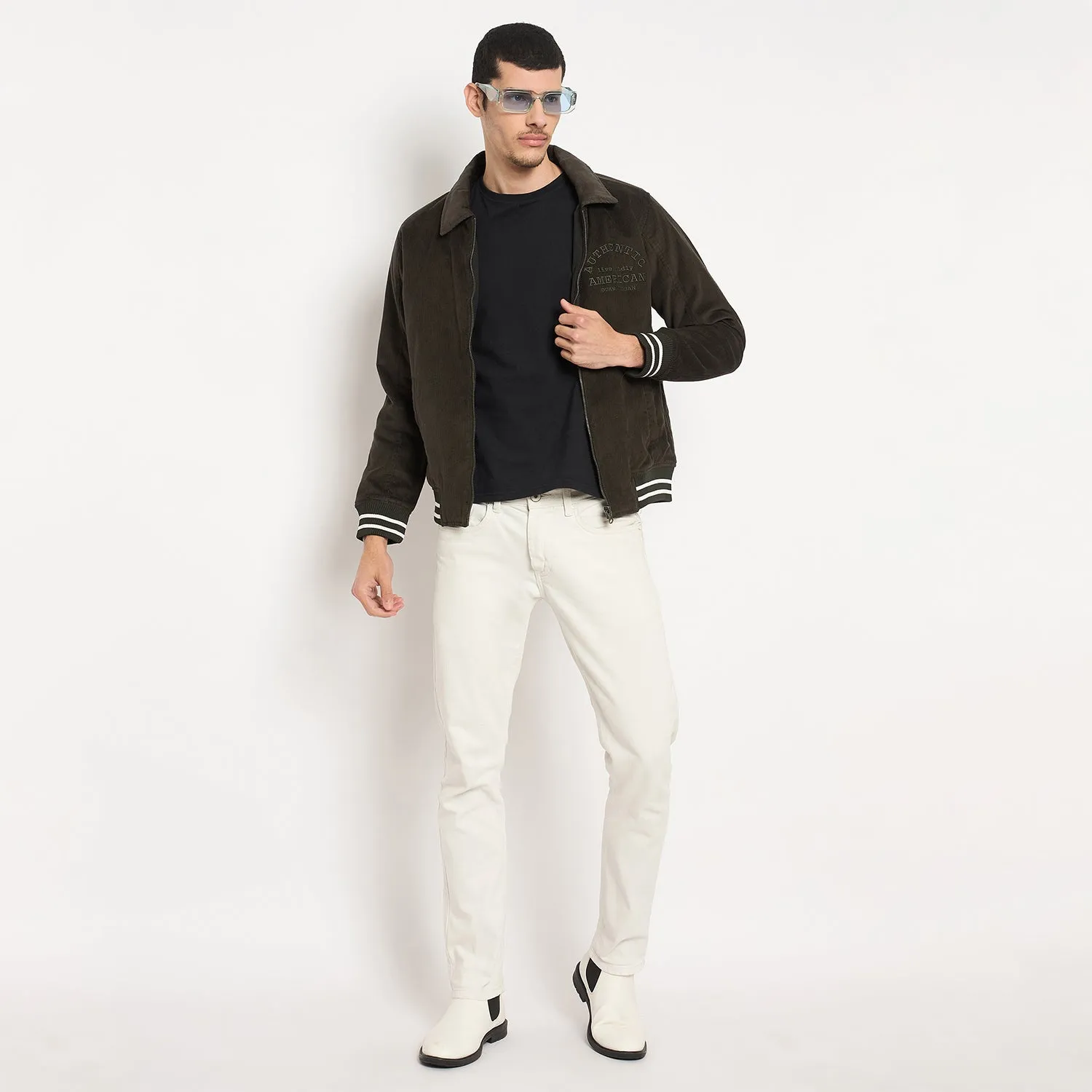 Duke Stardust Men Full Sleeve Reversible Jacket (SDZ3148)