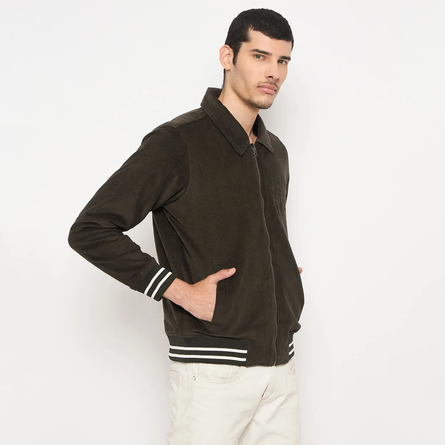 Duke Stardust Men Full Sleeve Reversible Jacket (SDZ3148)