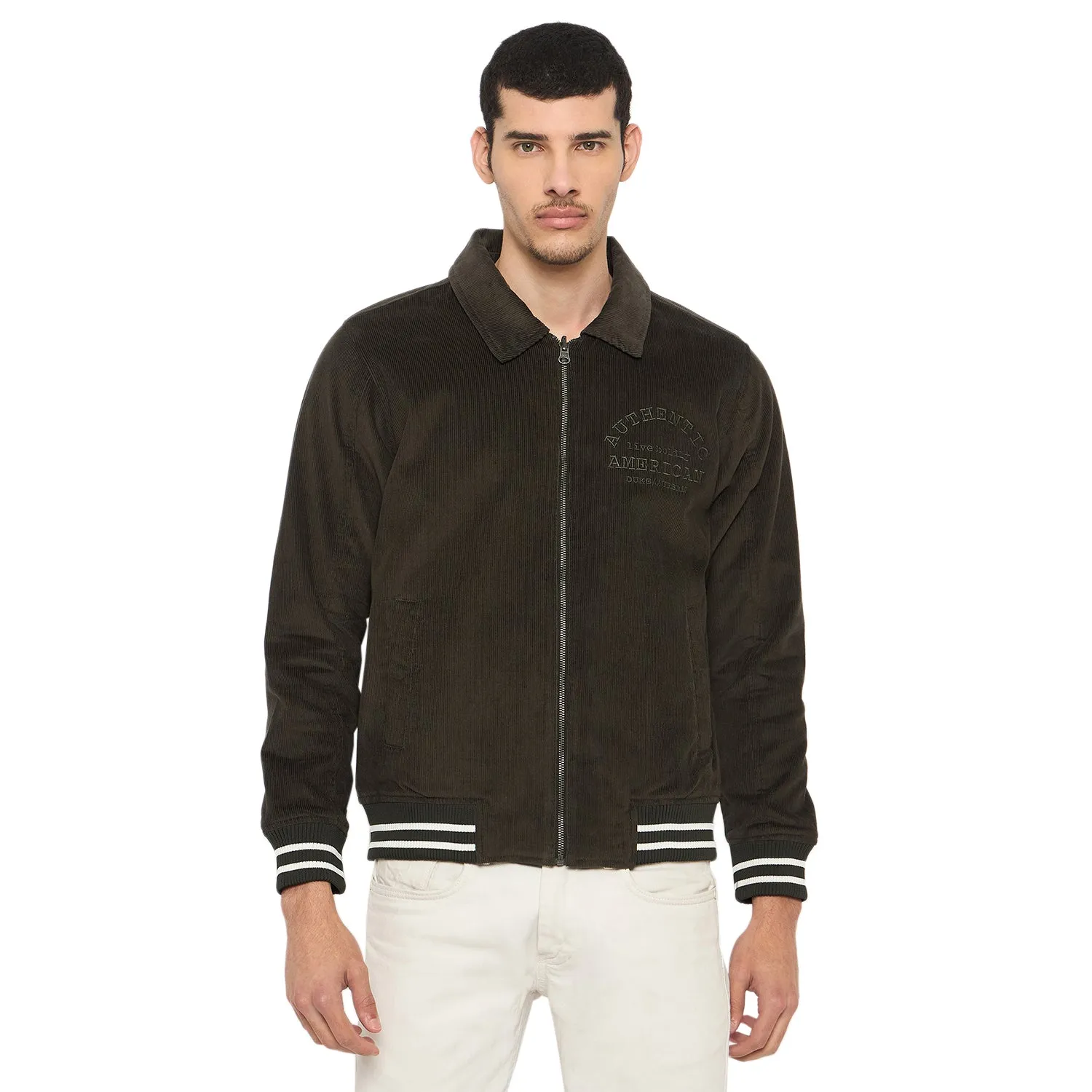 Duke Stardust Men Full Sleeve Reversible Jacket (SDZ3148)