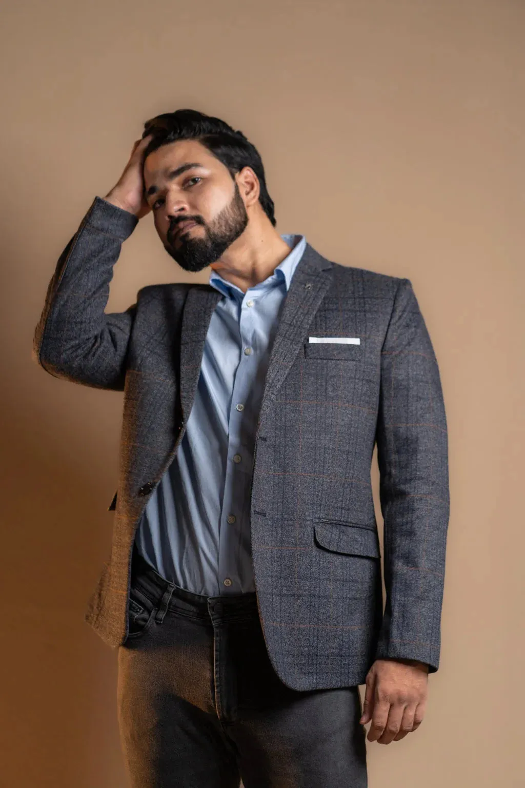 Ebony Check Classic Blazer