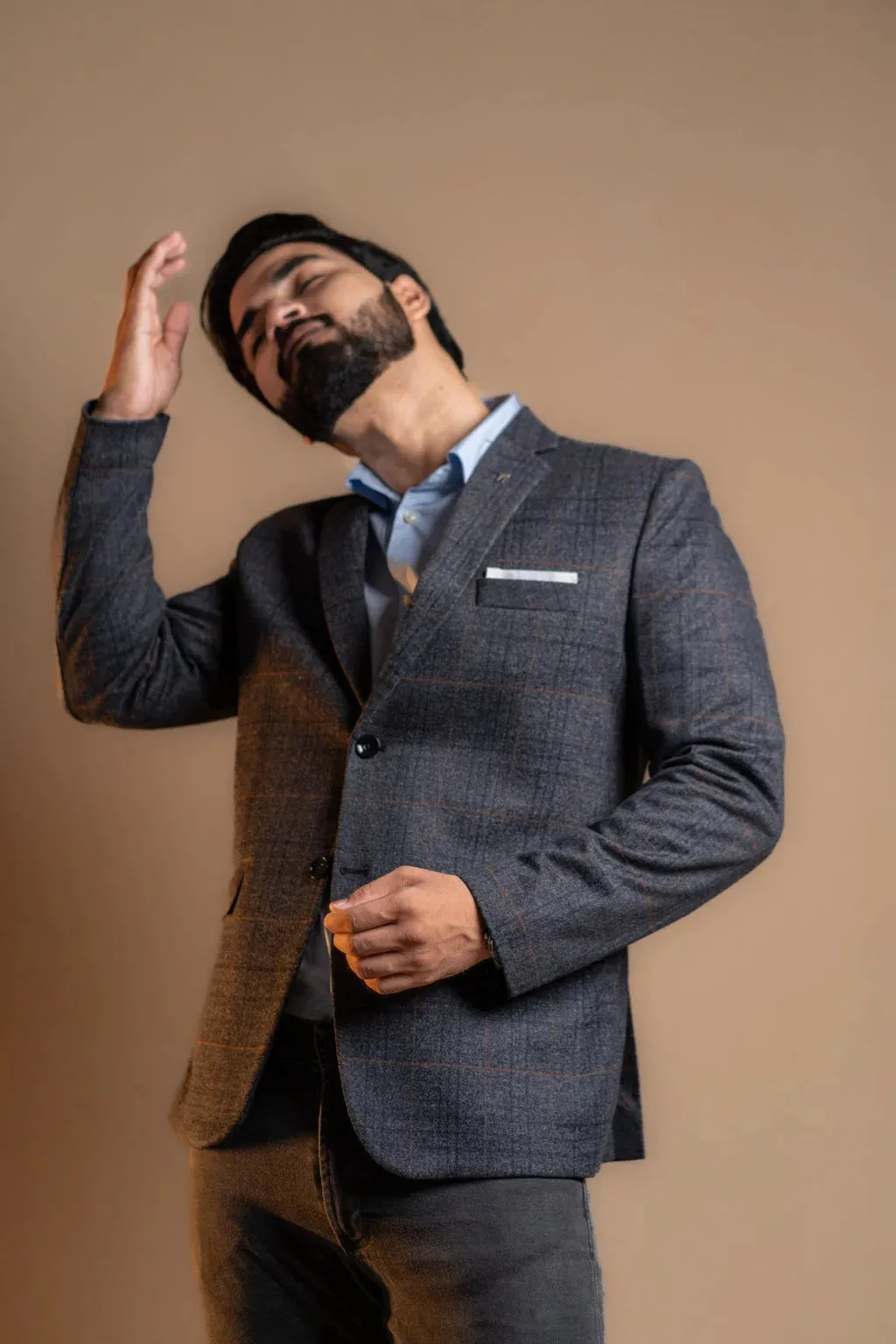 Ebony Check Classic Blazer