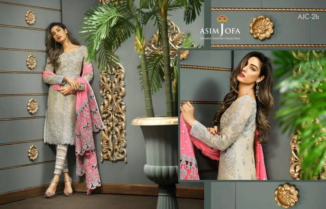 Eid dresses 2017 Lawn dress by asim jofa Model#Eid 265