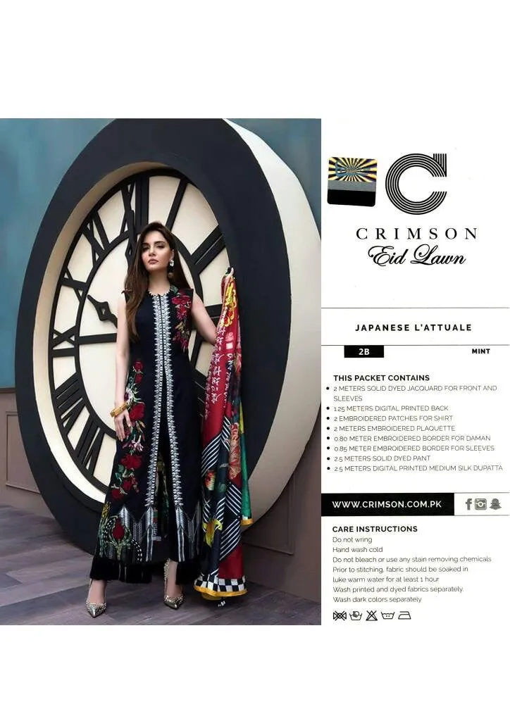 Eid dresses 2017 lawn dress by crimson Model#Eid 274