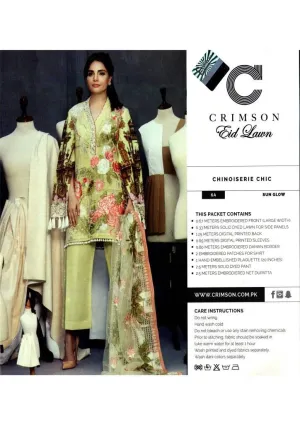Eid dresses 2017 lawn dress by crimson Model#Eid 276