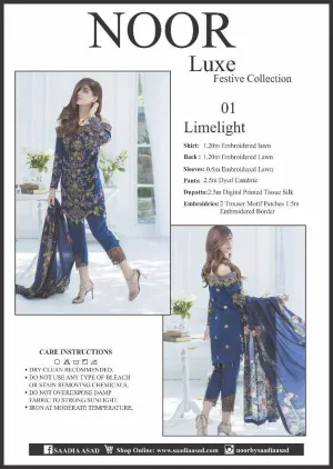 Eid dresses 2017 lawn dress by noor luxe Model#Eid 285