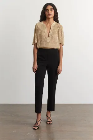 ELGA ELASTICATED BACK 7/8 STRAIGHT TROUSERS