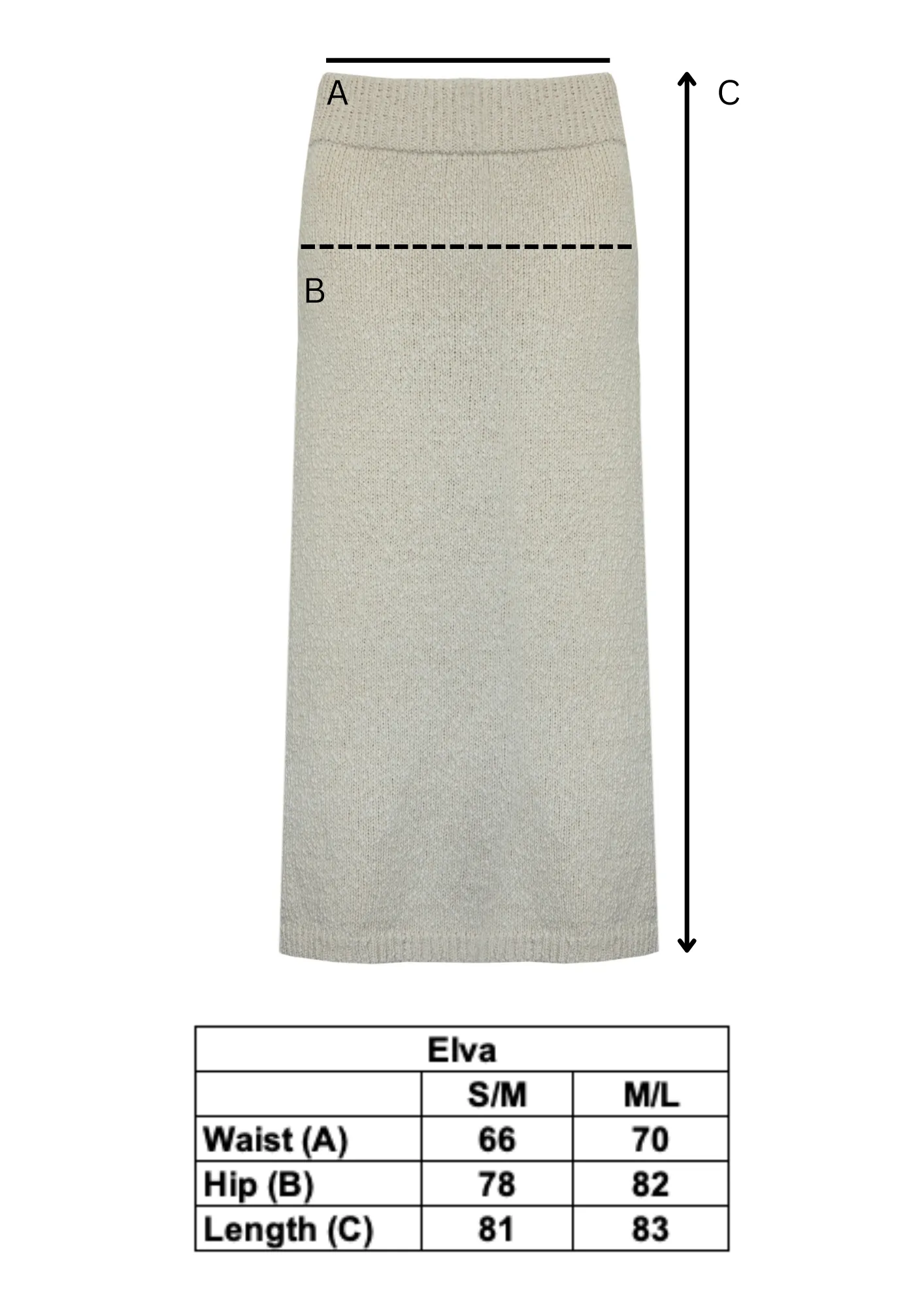 ELVA KNITTED SKIRT